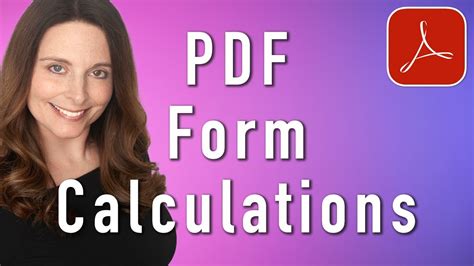 Create PDF Forms With Calculations in Adobe Acrobat .